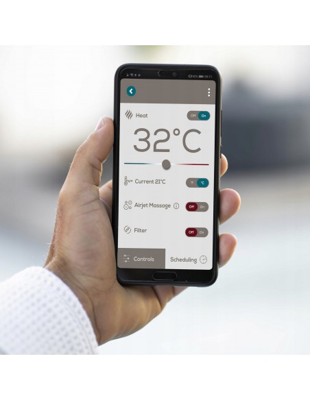 Dmuchane spa do ogrodu z hydromasażem i aplikacją Milan Bestway 196 x 71 cm - Jacuzzi Dmuchane spa do ogrodu z hydromasażem i aplikacją Milan Bestway 196 x 71 cm 6942138975949 14