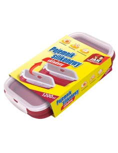 Pojemnik silikonowy na żywność składany 1,2l Jan Niezbędny 5900536288055 2