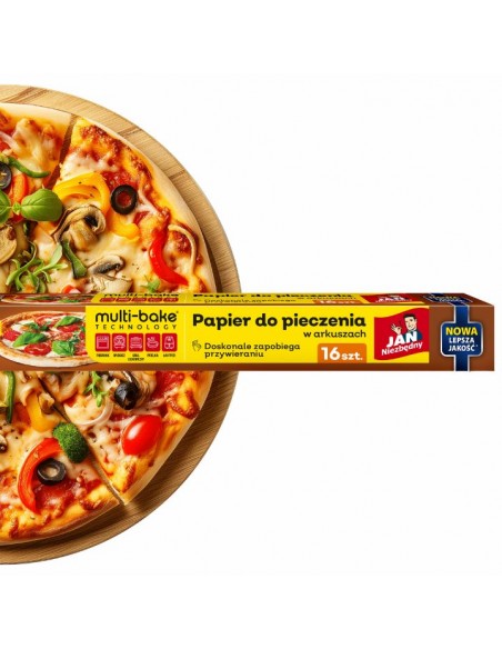 Papier do pieczenia do piekarnika, frytkownicy beztłuszczowej Jan Niezbędny w arkuszach 16 szt. 5900536359977 2