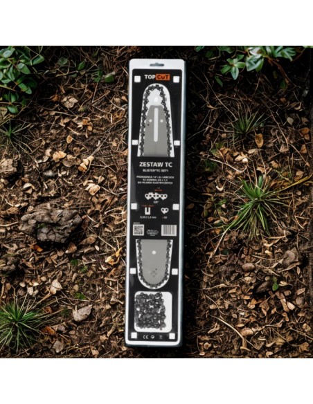 Zestaw do pilarek spalinowych TOP CUT: prowadnica 14" + 2x łańcuch 3/8x1,3 52 ogniwa 5905842523258 3