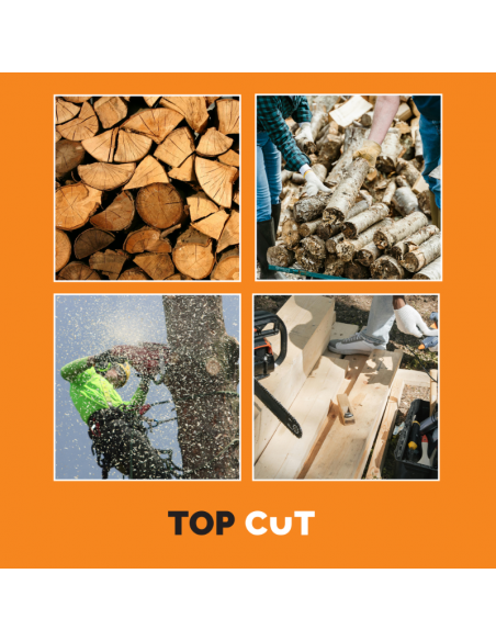 Zestaw do pilarek spalinowych TOP CUT: prowadnica 18" + 2x łańcuch 72 ogniwa 0.325x1,5 5905842523296 4