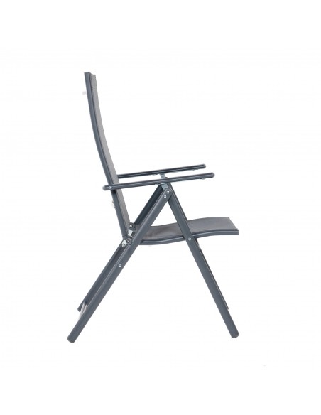 Szary fotel wielopozycyjny Daytona Meven 2 szt. 5905842532526 6