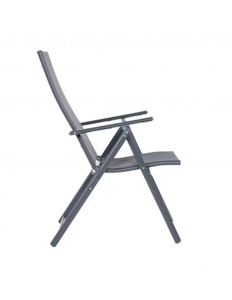 Szary fotel wielopozycyjny Daytona Meven 2 szt. 5905842532526 7