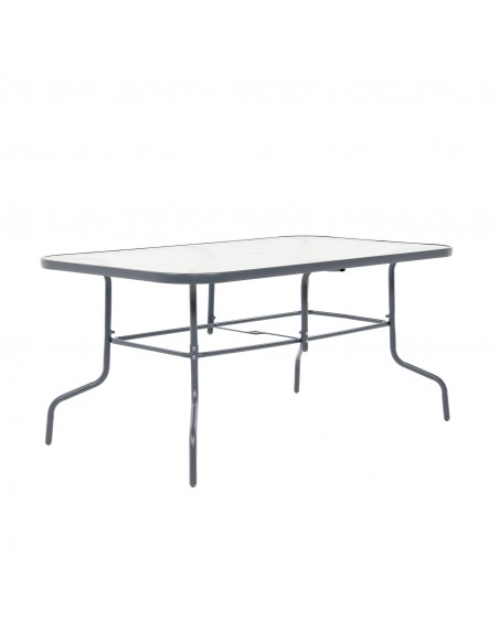 Stół ogrodowy Tampa z blatem ze szkła hartowanego 150 cm × 90 cm × 70 cm 5905842532496 3
