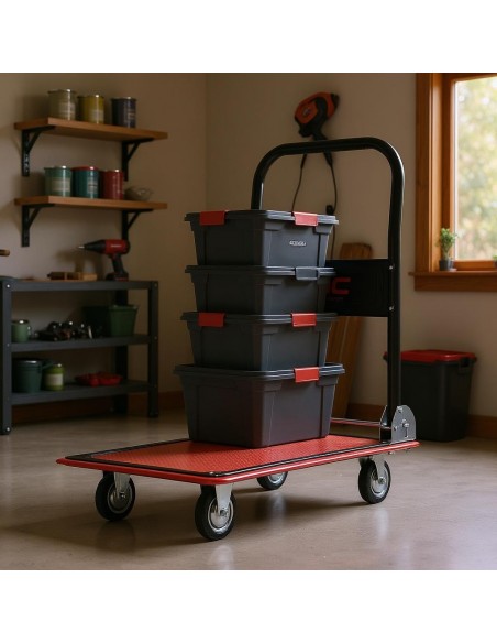 Wózek transportowy z udźwigiem do 150kg i składaną rączką NAC-150 - Narzędzia Wózek transportowy z udźwigiem do 150kg i składaną rączką NAC-150 5905842527669 7