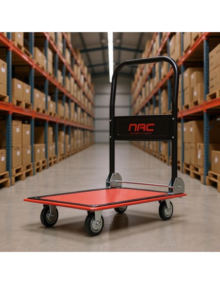 Wózek transportowy z udźwigiem do 150kg i składaną rączką NAC-150 - Narzędzia Wózek transportowy z udźwigiem do 150kg i składaną rączką NAC-150 5905842527669 8