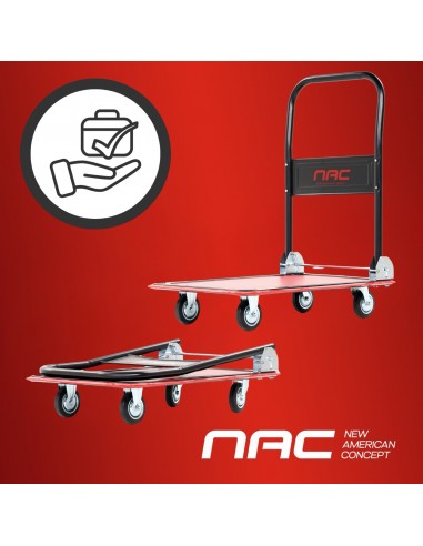 Wózek transportowy z udźwigiem do 150kg i składaną rączką NAC-150 5905842527669 11