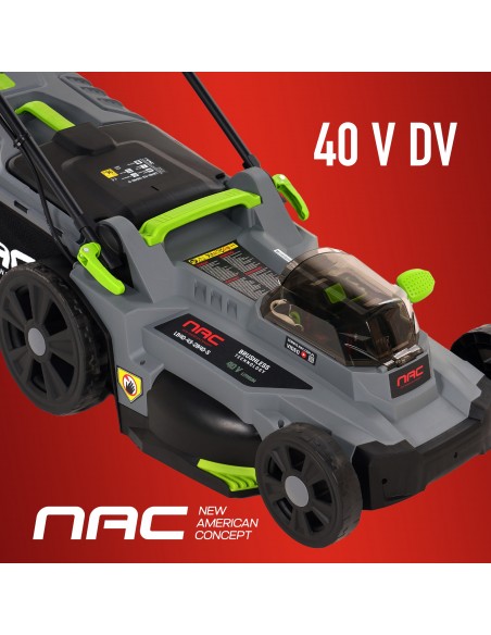 Lekka kosiarka akumulatorowa NAC LB40-43-2B40-S 20V 43 cm - Kosiarki elektryczne Lekka kosiarka akumulatorowa NAC LB40-43-2B40-S 20V 43 cm 5905842524521 5