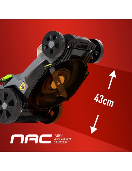 Lekka kosiarka akumulatorowa NAC LB40-43-2B40-S 20V 43 cm - Kosiarki elektryczne Lekka kosiarka akumulatorowa NAC LB40-43-2B40-S 20V 43 cm 5905842524521 6