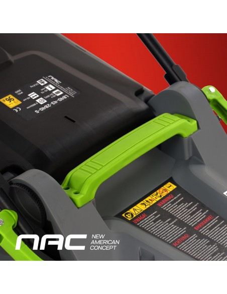 Lekka kosiarka akumulatorowa NAC LB40-43-2B40-S 20V 43 cm - Kosiarki elektryczne Lekka kosiarka akumulatorowa NAC LB40-43-2B40-S 20V 43 cm 5905842524521 10