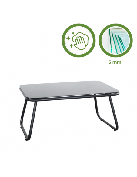 Nowoczesne meble ogrodowe - sofa + stolik + 2 fotele Cuba Meven 5905842533837 4