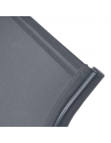 Szare krzesła ogrodowe, na taras, balkon Meven 4 szt. 5905842532519 9