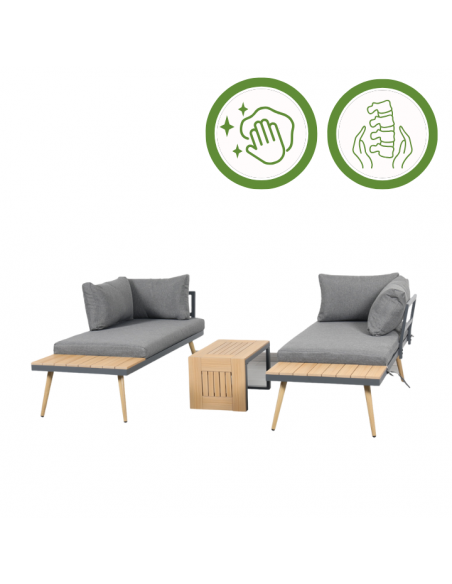 Modułowe meble ogrodowe 3w1 Palma Meven 5905842533813 3