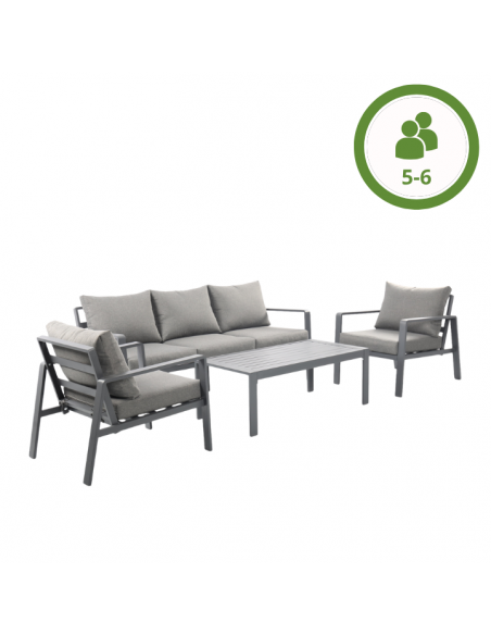 Aluminiowy zestaw mebli do ogrodu, na taras Aruba Meven 5905842533820 7