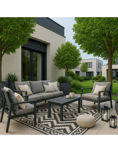 Aluminiowy zestaw mebli do ogrodu, na taras Aruba Meven 5905842533820 11