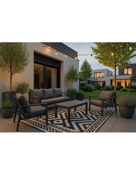 Aluminiowy zestaw mebli do ogrodu, na taras Aruba Meven 5905842533820 12