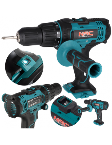 Akumulatorowa wkrętarka z udarem 50 NM NAC CDB-LI-50-20V - Body 5905842520264 12