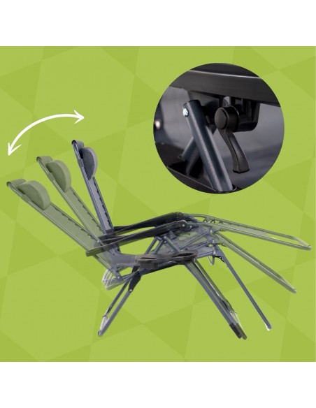 Lekki fotel ogrodowy składany Zero Gravity Meven - zestaw 2 szt. - Leżaki ogrodowe Lekki fotel ogrodowy składany Zero Gravity Meven - zestaw 2 szt. 5905842528949 13