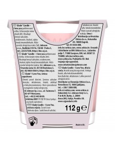 Różana świeca zapachowa z olejkami eterycznymi Glade I love you 112 g 5000204356984 2
