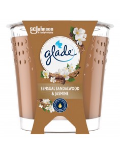 Jaśminowa świeca zapachowa Glade Sensual Sandalwood & Jasmine 112 g 5000204357349