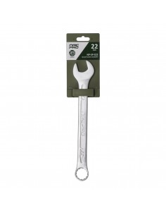 Klucz płasko-oczkowy ze stali chromowo-wanadowej 22 mm NAC NP-SP-S22 5905842527379