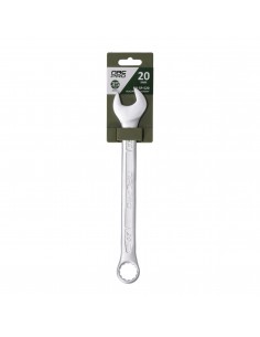 Klucz płasko-oczkowy ze stali chromowo-wanadowej 20 mm NAC  NP-SP-S20 5905842527355