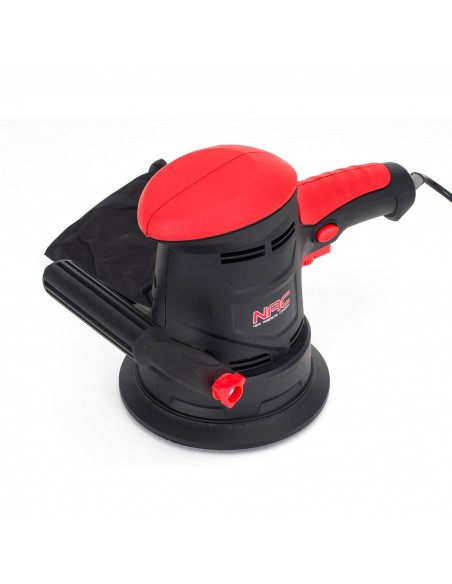 Elektryczna szlifierka mimośrodowa z regulacją prędkości NAC 450W OS45-125-GN 5907510482782 6