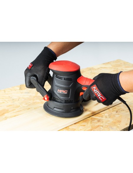 Elektryczna szlifierka mimośrodowa z regulacją prędkości NAC 450W OS45-125-GN 5907510482782 8