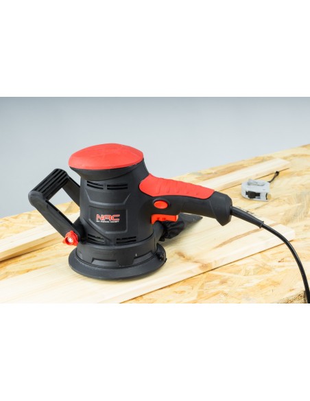 Elektryczna szlifierka mimośrodowa z regulacją prędkości NAC 450W OS45-125-GN 5907510482782 9