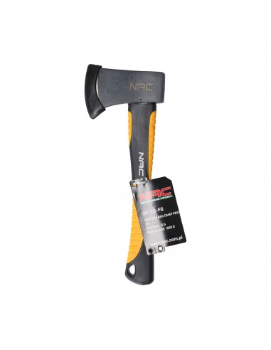 Siekiera do rozłupywania z trzonkiem Fiberglass NAC CAMP PRO 16" 600G AX-16-FG 5905842520332 3