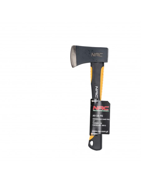 Siekiera do rozłupywania z trzonkiem Fiberglass NAC CAMP PRO 16" 600G AX-16-FG 5905842520332 8