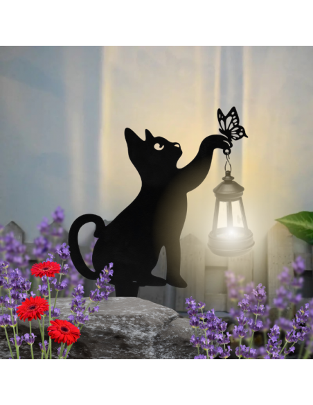 Ogrodowa lampa solarna LED wbijana KOT Meven 35 cm 5905842530782 4