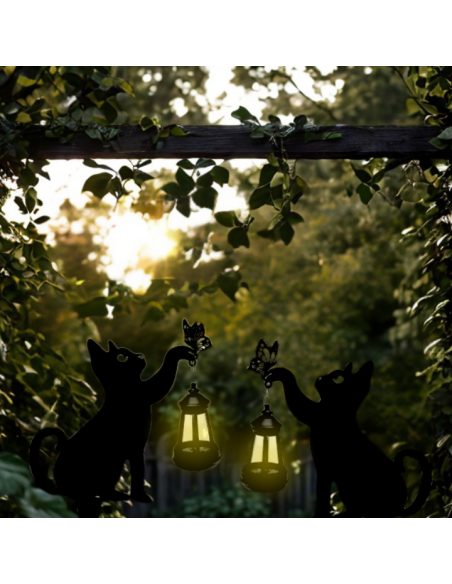 Ogrodowa lampa solarna LED wbijana KOT Meven 35 cm 5905842530782 6