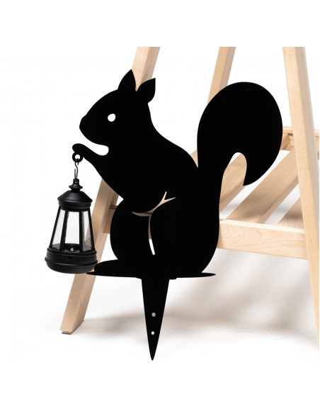 Ogrodowa lampa solarna LED wbijana WIEWIÓRKA Meven 35 cm 5905842530799