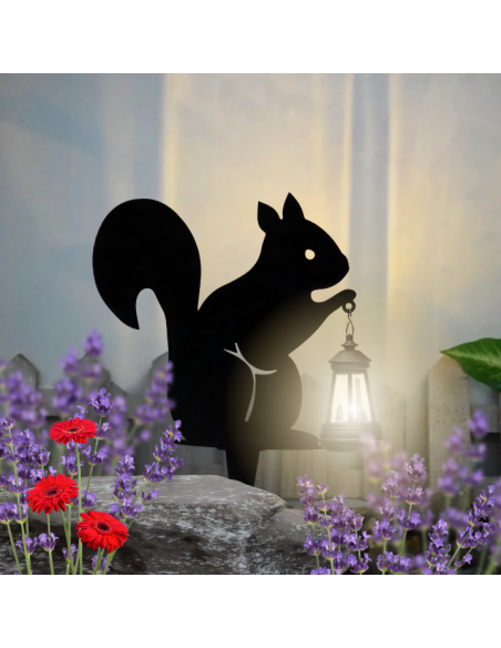 Ogrodowa lampa solarna LED wbijana WIEWIÓRKA Meven 35 cm 5905842530799 3