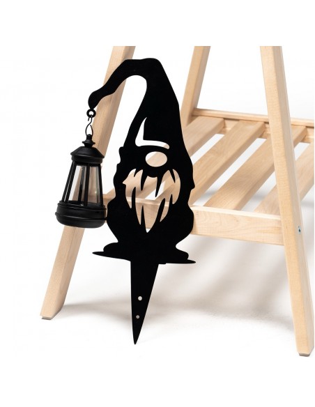 Ogrodowa lampa solarna LED wbijana GNOM Meven 35 cm 5905842530805