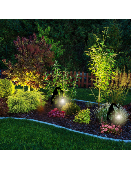 Ogrodowa lampa solarna LED wbijana GNOM Meven 35 cm 5905842530805 4