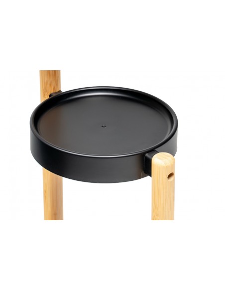 3-piętrowy kwietnik bambusowy czarny Meven 26 cm x 50 cm x 80 cm 5905842530911 4