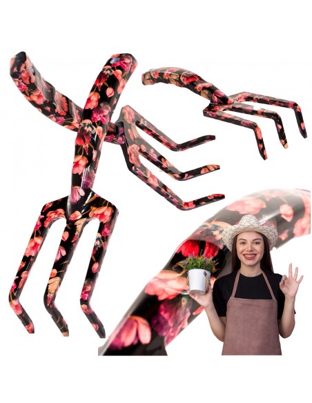 Małe grabki ogrodowe, pazurki aluminiowe Meven 5905842530843