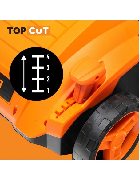 Mocny aerator-wertykulator elektryczny z koszem 30 L 1500 W 32 cm TOP CUT TC-AE1500-32 5905842525993 13