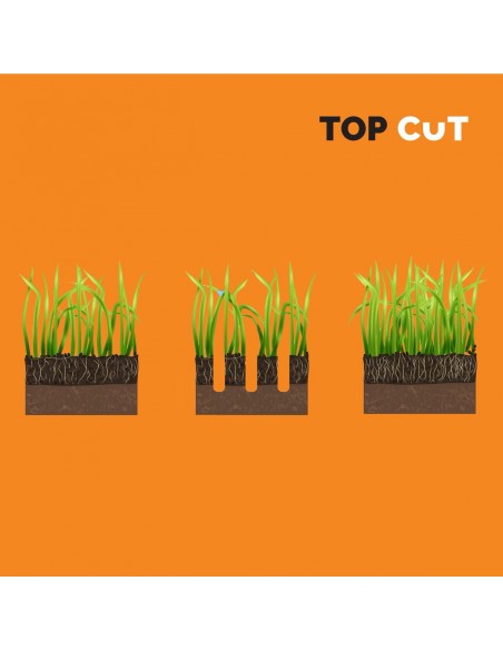 Mocny aerator-wertykulator elektryczny z koszem 30 L 1500 W 32 cm TOP CUT TC-AE1500-32 5905842525993 15