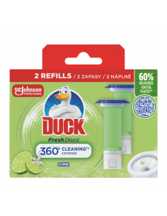 Zapas krążków do toalety o zapachu limonkowym Duck Fresh Discs 2x36ml