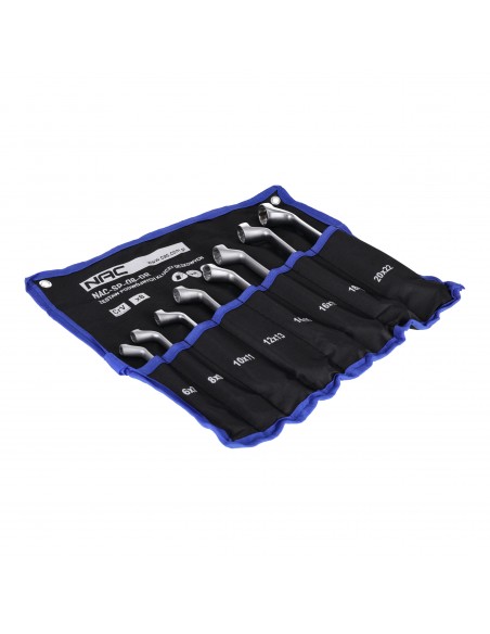 Zestaw kluczy oczkowych w etui 8 el. od 6x7 mm do 20x22 mm NAC-SP-08-DR 5905842526976 3