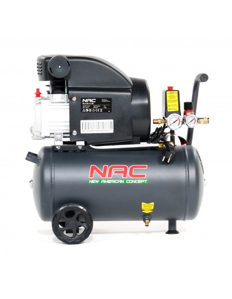 Kompresor olejowy NAC OL-L-24-1.1-IN 24 L 1100W 1,5HP 5905842511804