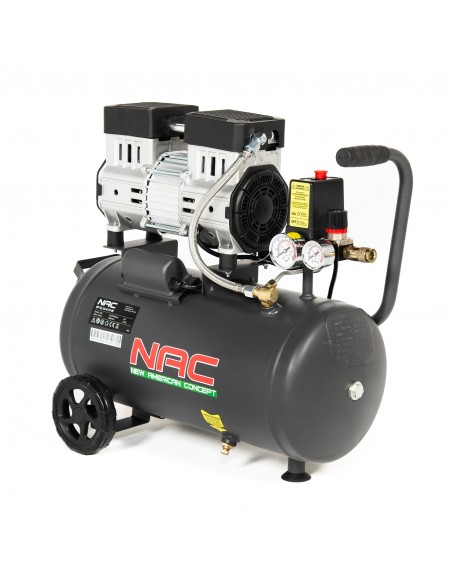 Cichy kompresor bezolejowy NAC OF-SL-24-0.75-IN 24L 750 W 5902490787742 2