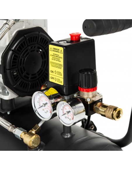 Cichy kompresor bezolejowy NAC OF-SL-24-0.75-IN 24L 750 W 5902490787742 3