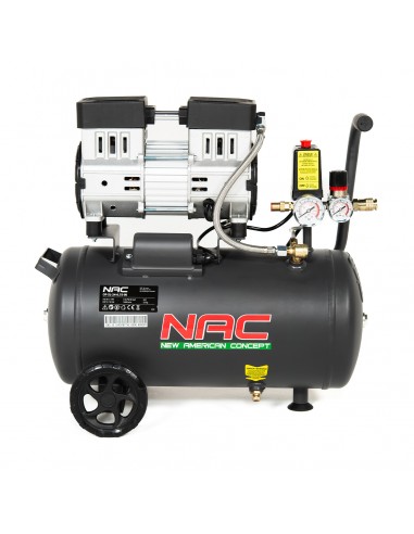 Cichy kompresor bezolejowy NAC OF-SL-24-0.75-IN 24L 750 W 5902490787742 6