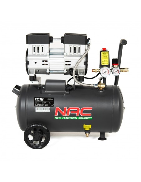 Cichy kompresor bezolejowy NAC OF-SL-24-0.75-IN 24L 750 W 5902490787742 6