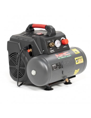 Kompresor bezolejowy z napędem bezpośrednim NAC OF-DDP-6-1.1-IN 6L 1100W 1,5HP 5905842511842 3