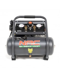 Cichy kompresor bezolejowy ręczny NAC OF-SLH-8-0.75-IN 8L 750W 1HP 5905842511835